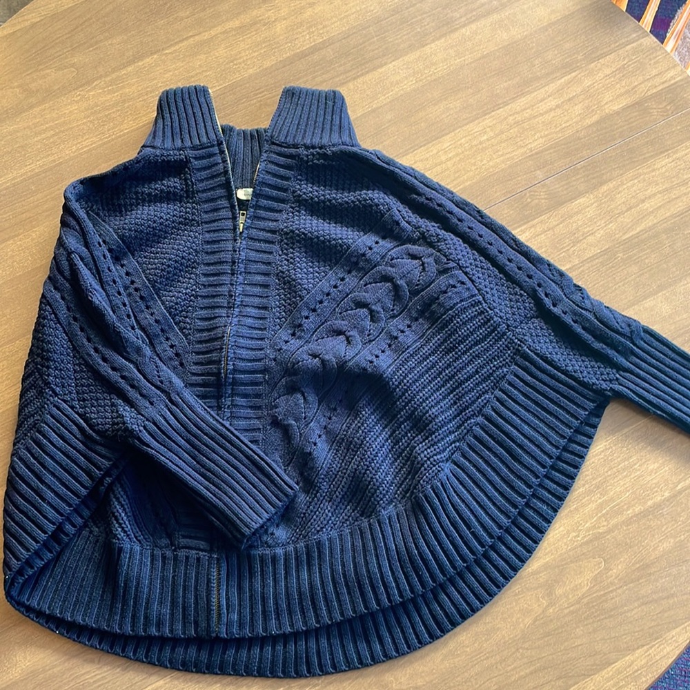 Simply Noelle Black Cape Sweater